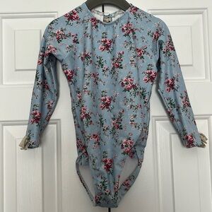 Minnow x Brock Collection‎ Long Sleeve Rash Guard One Piece Swimsuit